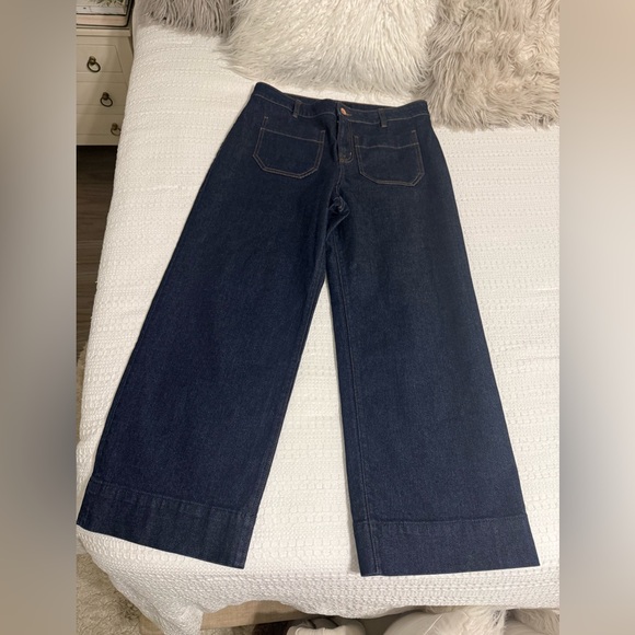 Sanctuary Dark Blue Flare Jeans - Picture 3 of 14